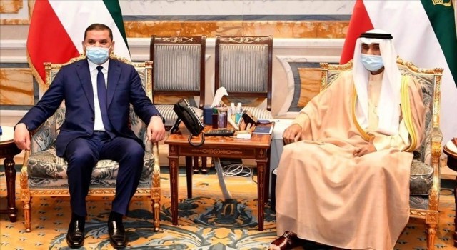 Libya Başbakanı Dibeybe, Kuveyt Kralı Al-Sabah ile bir araya geldi