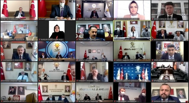 AK Parti İzmir İl Başkanı Sürekliden başkanlar toplantısında Filistin mesajı