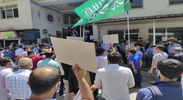 Batmanda İsrailin Filistinlilere saldırıları protesto edildi