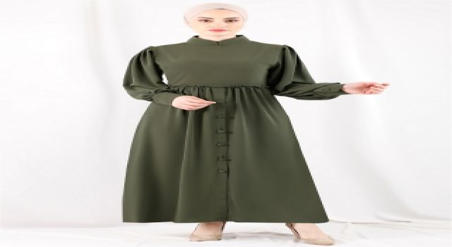 Gençler İçin Tesettür Elbise Modelleri