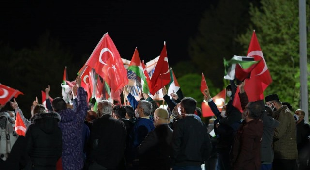 İsrailin Mescid-i Aksa saldırıları protesto edildi