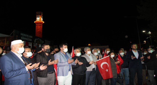 İsrailin Mescid-i Aksaya yönelik saldırısı Çorumda protesto edildi