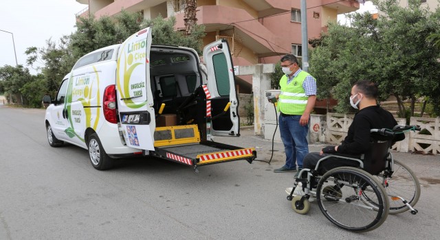 Kapanma sürecinde Engelsiz Taksi uygulaması