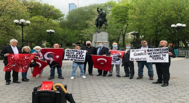 New Yorkta “Ermeni Tasarısını Kınama” mitingi yapıldı