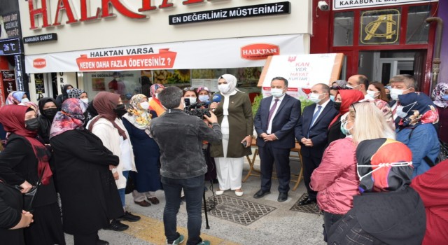 AK Parti Kadın Kollarından Türk Kızılayına kan bağışı
