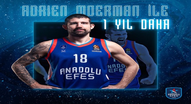 Anadolu Efes: 2018-2019 sezonundan bu yana formamızı terleten oyuncumuz Adrien Moerman ile 1 yıllık sözleşme yeniledik.