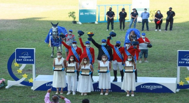 Atina Longines EEF Milletler Kupasında zafer Türkiyenin