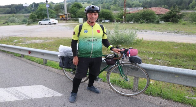 Bisiklet yolu farkındalığı için İstanbuldan Gürcistana pedal çeviriyor