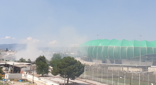Bursaspordan Timsah Arena için yapılan yangın uyarısına cevap geldi