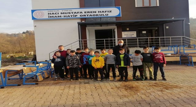 Karadeniz Bölgesinin tek hafızlık proje ortaokulu Giresunun Eynesil ilçesinde bulunuyor