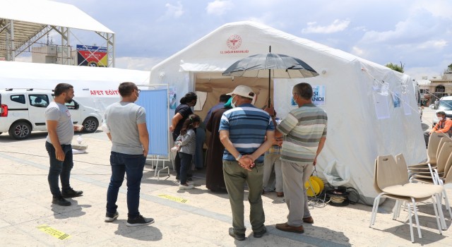 Kırşehirde çadırda aşı seferberliği