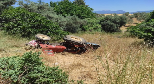 Köyceğizde traktör kazası: 1 ölü, 1 yaralı