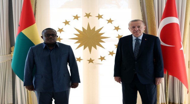 Cumhurbaşkanı Erdoğan, Gine Bissau Cumhurbaşkanı Cissoko Embaloyu kabul etti