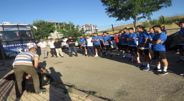 Elazığ Karakoçan sahaya indi