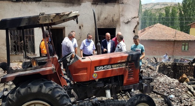 Milletvekili Kavuncudan, yangınzede ailelere geçmiş olsun ziyareti