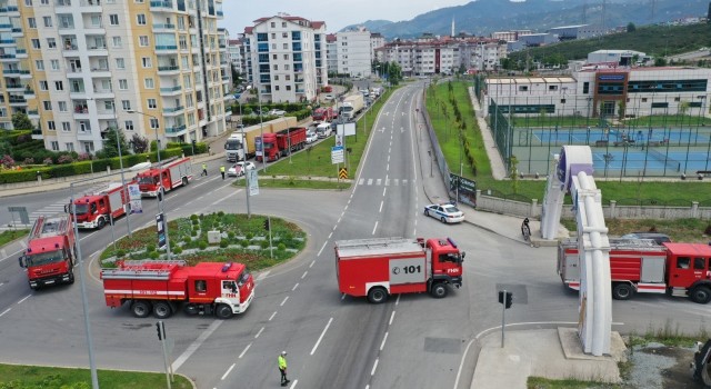 Can Azerbaycan yardım ekipleri Orduda yakıt ikmali yaptı