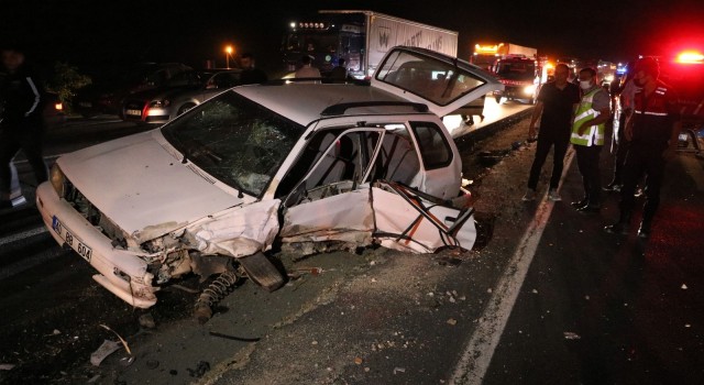 Yozgatta 4 aracın karıştığı zincirleme kazada 7 kişi yaralandı