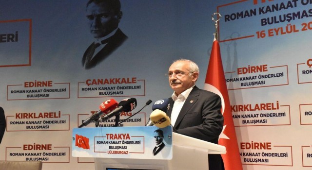 CHP Lideri Kılıçdaroğlu, Roman vatandaşlarla bir araya geldi