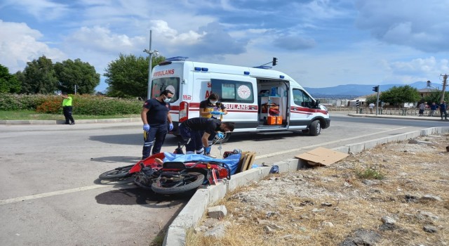Kumlucada motosiklet kazası: 1 ölü