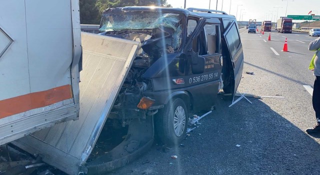 Kuzey Marmara Otoyolunda trafik kazası: 2 ağır yaralı