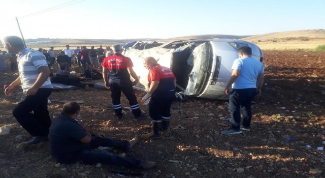 Mardinde trafik kazası: 10 yaralı