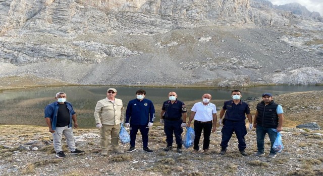 Meydan Yaylası ve Karagölde çevre temizliği