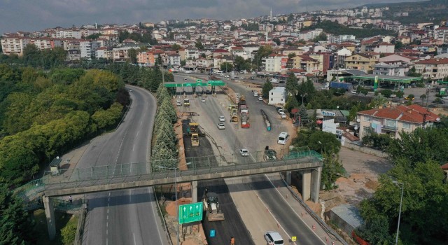 Tramvay hattı çalışmaları D100de güzergahı değiştiriyor