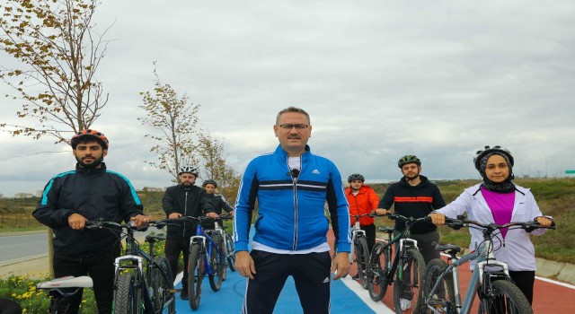 Başakşehirde 104 kilometre bisiklet yolu tamamlandı
