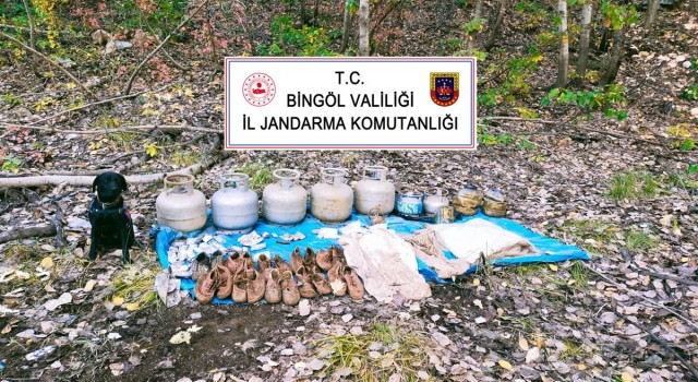 Bingölde terör örgütüne ait 2 sığınak imha edildi