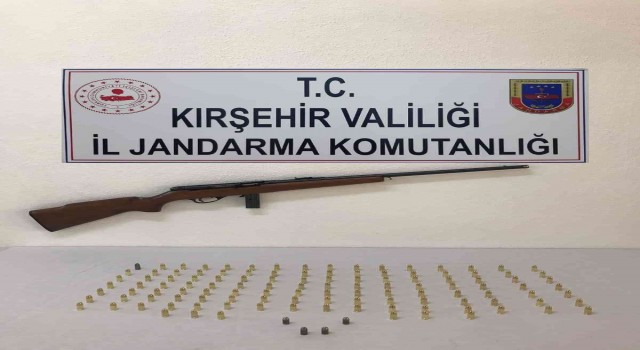 Kırşehirde saldırı tüfeği ele geçirildi