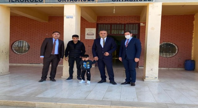 Kızıltepede protez bacağına kavuşan 5 yaşındaki Muhammed, okula başladı