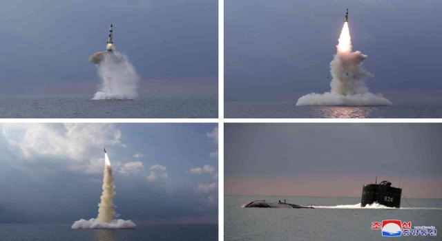 Kuzey Kore: Deniz altından fırlatılan balistik füze test ettik