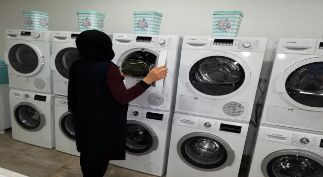 Mardin Büyükşehir Belediyesinden giysi yıkama hizmeti
