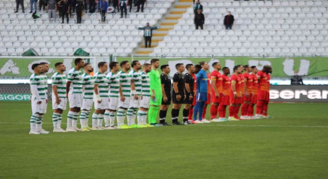 Süper Lig: Konyaspor: 2 - Kayserispor: 0 (İlk yarı)