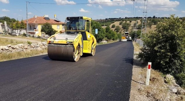 Yozgatta 32 kilometrelik köy yolu BSK asfalt ile kaplandı