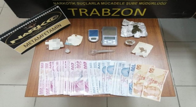Trabzonda uyuşturucu operasyonu: 2 gözaltı