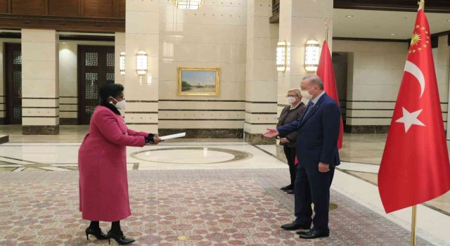 Güney Afrika Cumhuriyeti Büyükelçisi Duba, Cumhurbaşkanı Erdoğana güven mektubu sundu