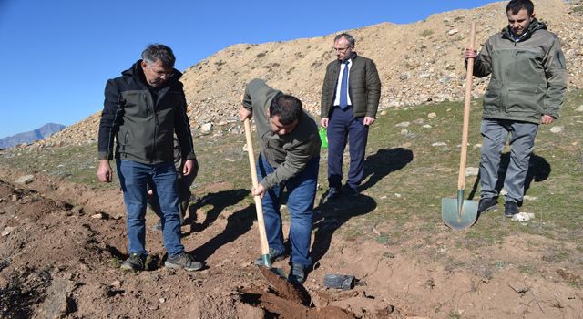 Osmaniye'nin Bahçe İlçesi’nde 8.800 fidan toprakla buluştu