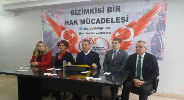 TDP Genel Başkanı Sarıgül, EYT Federasyonu üyeleriyle bir araya geldi