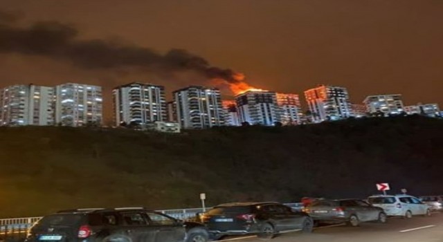 Trabzonda korkutan çatı yangını
