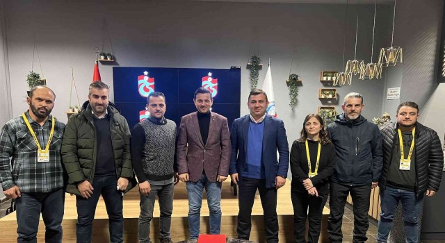 Trabzonspor Yönetim Kurulu Üyesi Şemsetdin Hancıdan TSYD Trabzon Şubesine ziyaret