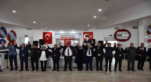 Kumluca Esnaf ve Sanatkar Odasında, mevcut başkan Çınar güven tazeledi