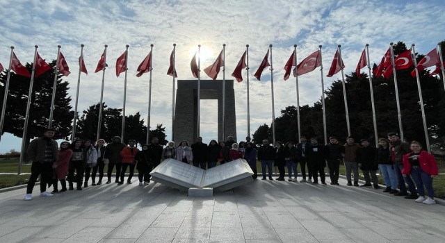 7 bölge 7 ülkeden öğrenciler Çanakkaleyi ziyaret etti