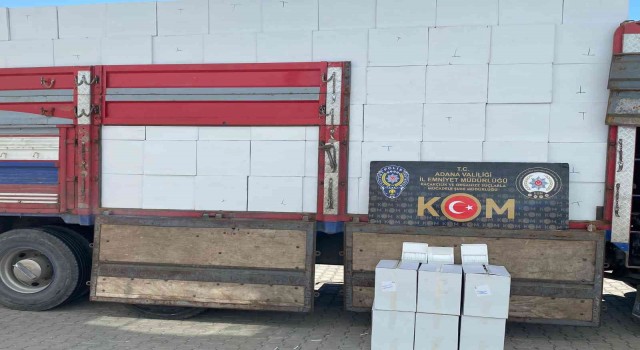 Adanada 9 milyon 430 bin adet kaçak makaron ele geçirildi