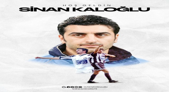Altayın yeni teknik direktörü Sinan Kaloğlu oldu