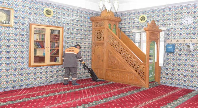 Altındağdaki camilerde Ramazan hazırlığı