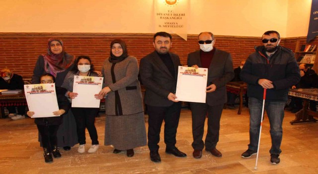 Amasya Müftülüğünden görme engellilere özel Ramazan imsakiyesi