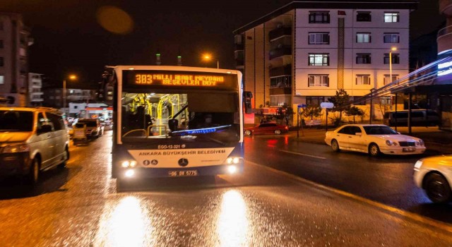 Ankarada EGO otobüslerinde 24 saat ulaşım tekrar başlıyor