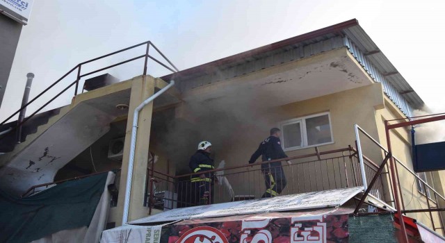 Antalyada korkutan ev yangını