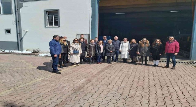 Avrupalı iş adamları Nevşehirdeki firmalarda incelemelerde bulundu